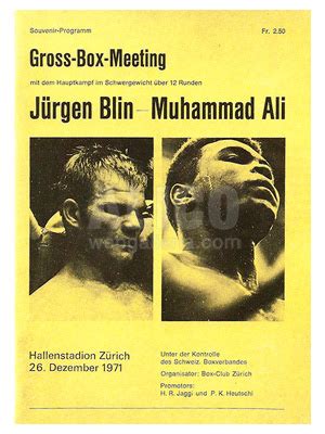 Urtain vs jurgen blin 1971. Jurgen Blin Muhammad Ali | Web Galleria