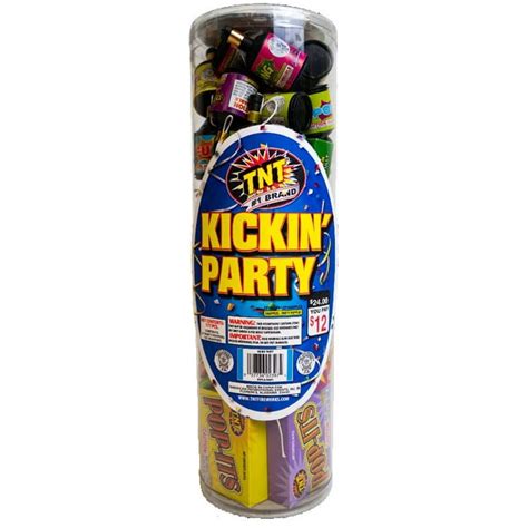 Kickin Party Tube Tnt Fireworks Party Poppers And Snaps