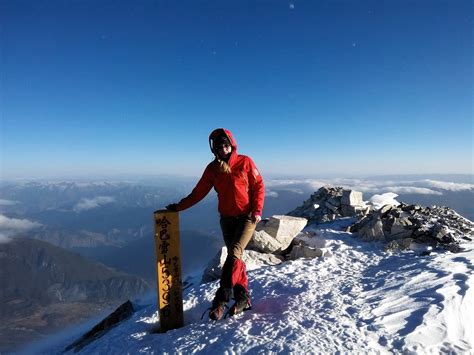 Climbing Haba Snow Mountain Or Haba Xueshan In Chinayunnan