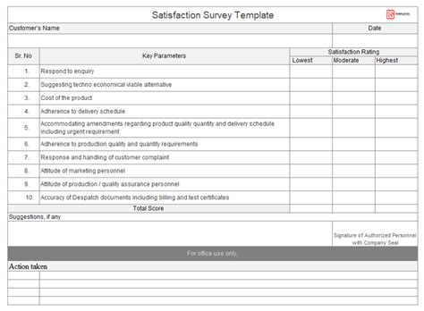 You can customize the sample form to add your own questions relevant to your survey. Satisfaction Survey Template - Forms, Examples, Samples ...