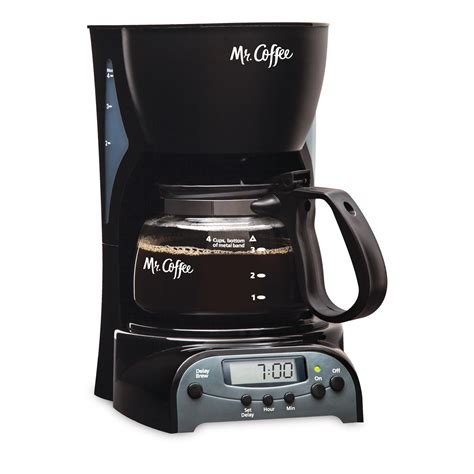 How to set delay brew on a mr coffee. Mr. Coffee® Simple Brew 4-Cup Programmable Coffee Maker ...