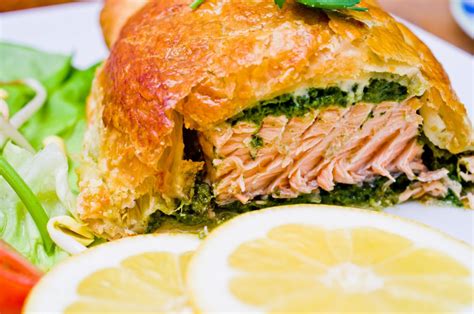 Recette koulibiac de saumon au madère