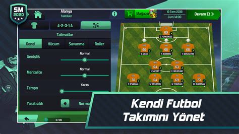 Soccer Manager 2020 Apk İndir Para Hileli Mod 118 Oyun İndir Club