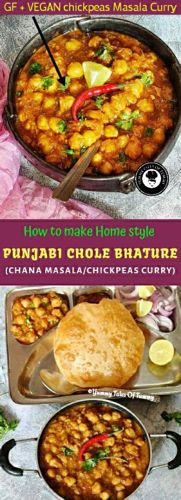 Chana masala and bhatura is one of the popular punjabi recipe. Chole Bhature Recipe | Punjabi Chola Bhatura - Yummy Tales ...