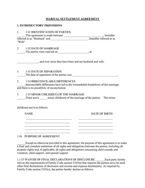 32 Free Child Support Agreement Templates Pdf And Ms Word