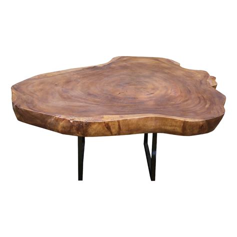 The first thing you'll need is a tree. Natural Tree Stump Live Edge Coffee Table Made of Real Wood