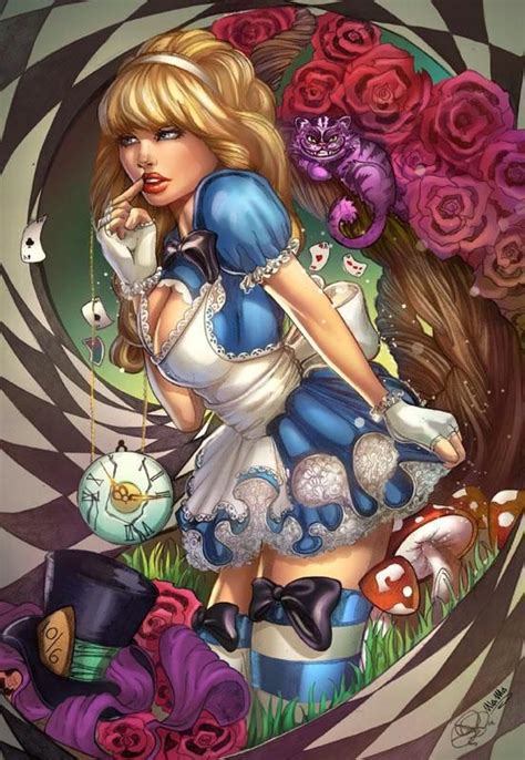 Alice In Wonderland Pin Up Tattoo