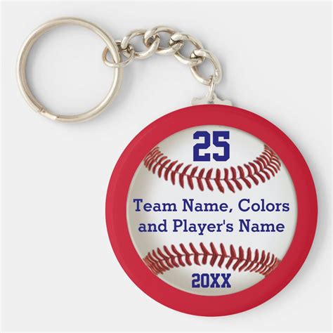 Cheap Personalized Baseball Keychains For Teams Zazzle