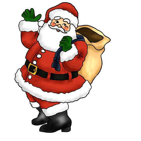 Dibujos Animados De Santa Claus Vector Png Hermoso Vi