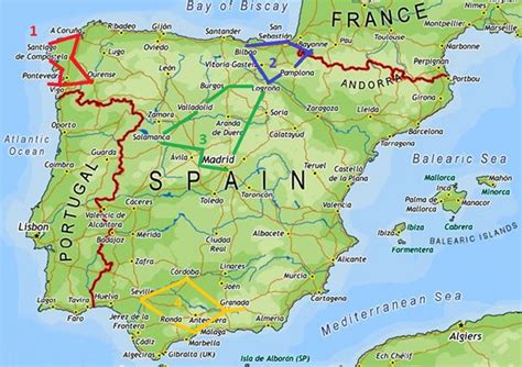 Planning A Road Trip In Spain Curiosity Travels Map Of Spain Spain