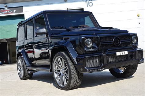 No further production information about price and number of units built was established. Black Mercedes G Wagon Brabus | Topaz Detailing