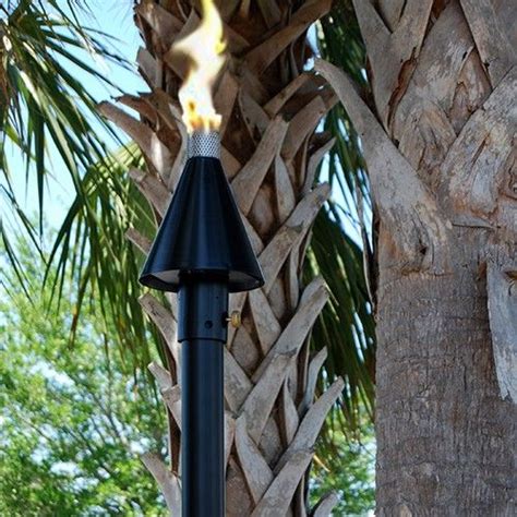The fuel for tiki torches is either natural gas or propane, not a 12 oz canister of torch fuel that only lasts a few hours. Big Kahuna Black Cone Propane / Natural Gas Tiki Torch ...