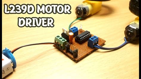 How To Make L293d Motor Driver L293d Ic Youtube