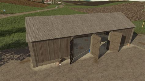 Fs19 Wooden Sheds V1 Farming Simulator 19 Mods