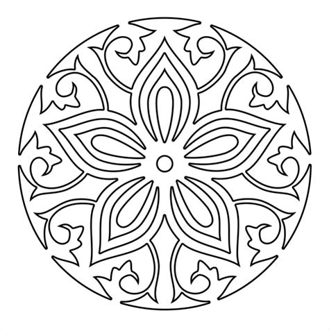 FREE 21+ Mandala Coloring Pages in AI