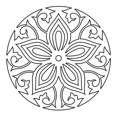 FREE 21+ Mandala Coloring Pages in AI