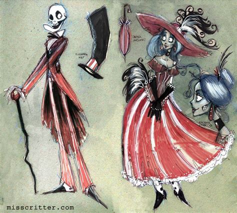 Its not that good, but my friend wanted to. Bonejangles and Emily by AricaTuesday on DeviantArt