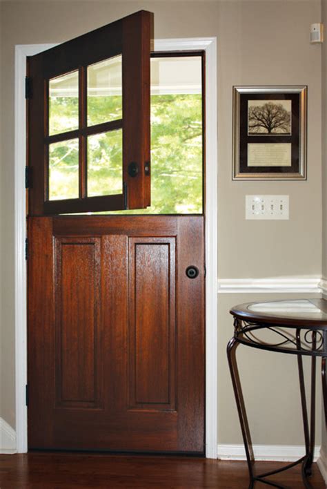 Tempered glass, on/off switch, glass doors, cable/cord management, adjustable shelves. Square Top Doors - Farmhouse - Entry - raleigh - by DSA ...