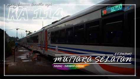 Ke Surabaya Naik Kereta Ekonomi Premium Baru 587 Enjoying Rail Trip