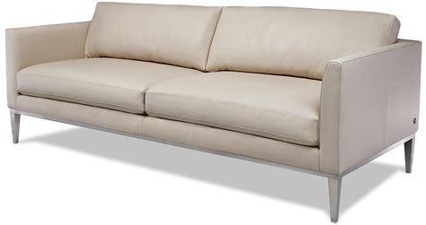 American Leather Henley Contemporary Sofa With High Leg Base