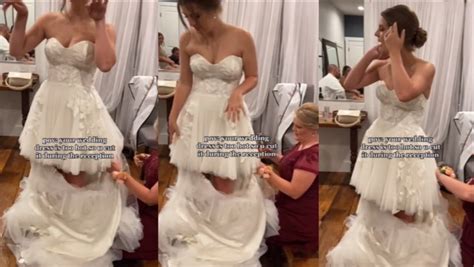 fearless bride rocks see through wedding dress but haters say have some class daily star