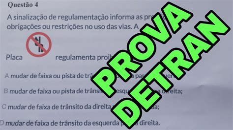 Prova Teorica Detran Prova Do Detran Como Passar Na Prova Teorica Do