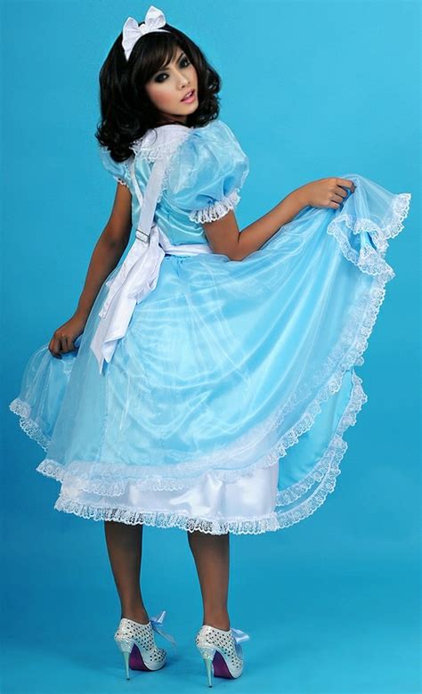 Alice In Wonderland Long Sissy Dress