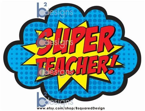 Super Teacher 2 Signs Instant Download Etsy Super Teacher Super