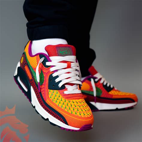 Travis scott x nike rumored to drop the air max 1 cactus jack in 5 colorways: Yankeekicks On Feet Nike Air Max 90 "Dia de los Muertos ...