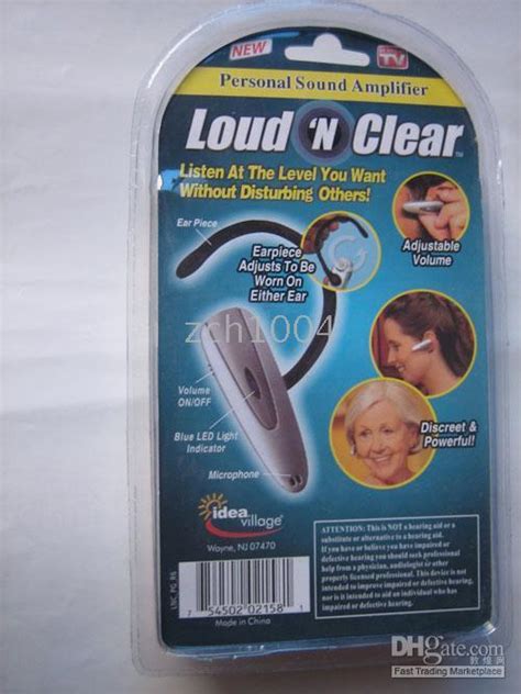 Loud N And Clear Sound Amplifier Hearing Aid Seen On Tvid4016295
