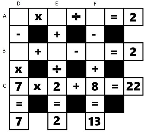 Math Riddles Only 1 Can Solve This Math Crossword Puzzle Difficulty