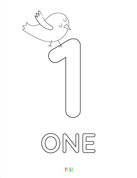 1-10 Printable Numbers Coloring Pages - YES! We Made This | Numbers For