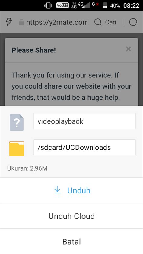 Namun, kini aplikasi ini susah diakses. Cara mengatasi video atau audio unduhan dari youtube yang ...