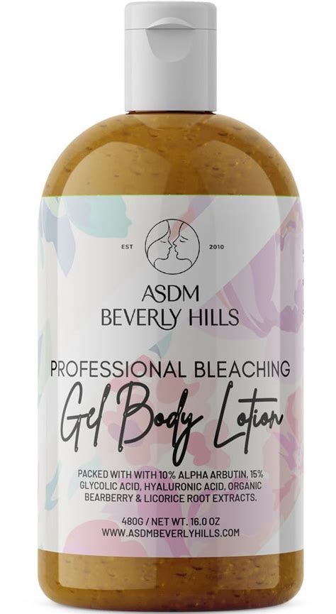 Asdm Beverly Hills Professional Gel Bleaching Lotion With 10 Alpha