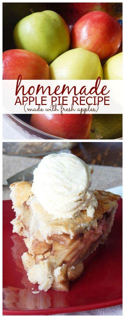 Homemade Apple Pie Recipe With Fresh Apples