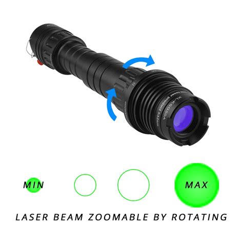 Adjustable 100mw Hunting Picatinny Rail Green Laser Designator