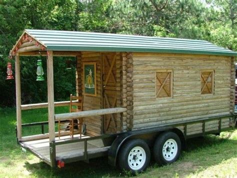 Log Cabin On Wheels With Covered Porch For Sale 3500 Tiny House