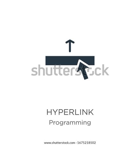 Hyperlink Icon Vector Trendy Flat Hyperlink Stock Vector Royalty Free