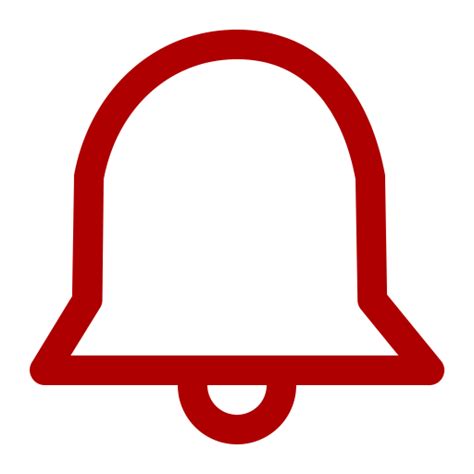 Red Notification Bell Icon Png Symbol