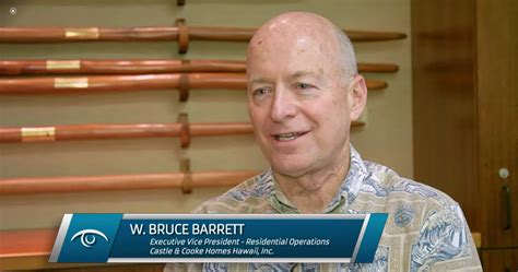 W Bruce Barrett Executive V P Of Castle Cooke Hawaii Youtube