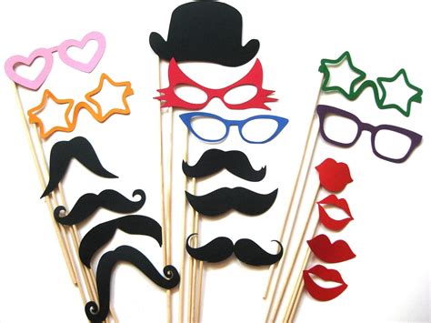Fun Photo Booth Props Party Collection 18 Piece Set