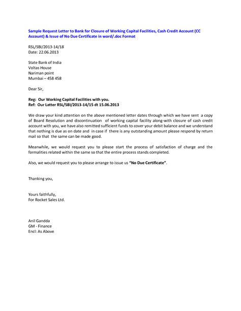Home Loan Pre Closure Letter Format - Home Sweet Home