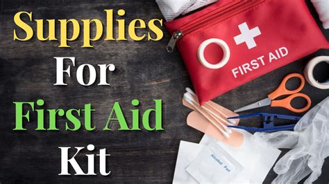 24 Essential Supplies For First Aid Kit Outdoorsfan