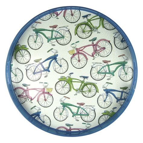 Skip to main | skip to sidebar. Multi Color Bicycles Round Lacquer Tray | Rock Flower ...
