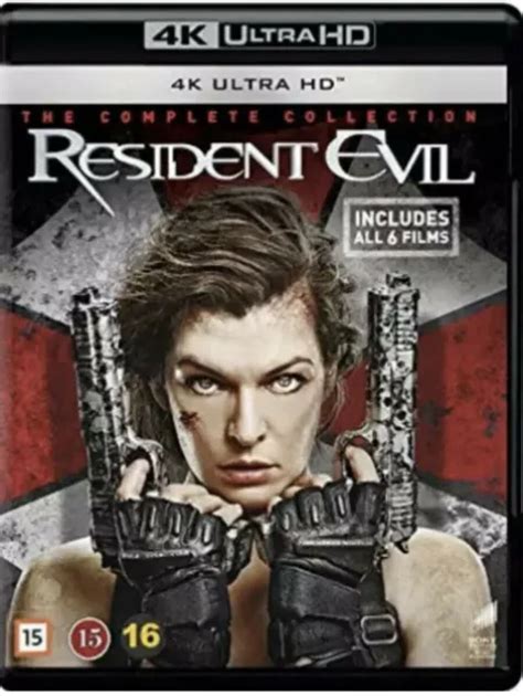 Resident Evil 6 Movie Collection 4k Ultra Hd Importation Blu Ray Neuf