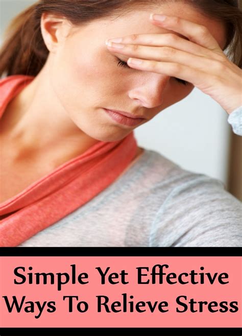 7 Simple Yet Effective Ways To Relieve Stress Find Home Remedy