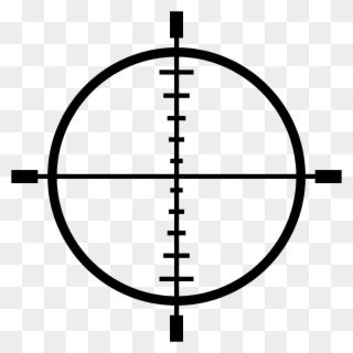 The marking in the center of your screen is where your aim will go 100% of. Scope Png Background Image - Cross Hair Clip Art ...