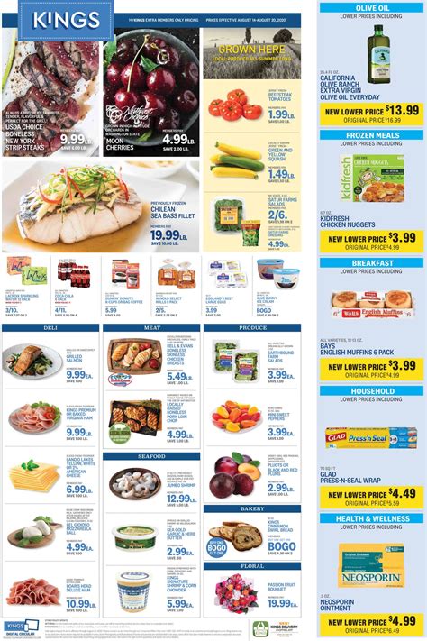 For 66 years, the foodtown banner has proudly served the communities of new jersey, new york, connecticut and pennsylvania. Kings Food Markets Current weekly ad 08/14 - 08/20/2020 ...