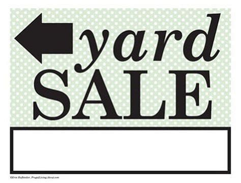 Finally, laminate the traffic light, stop sign, and railroad crossing sign pages and cut out the figure. Printable Garage Sale Signs