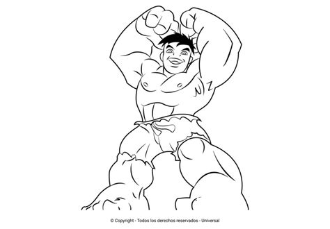 Los Mejores Dibujos De Hulk Para Colorear ☀️